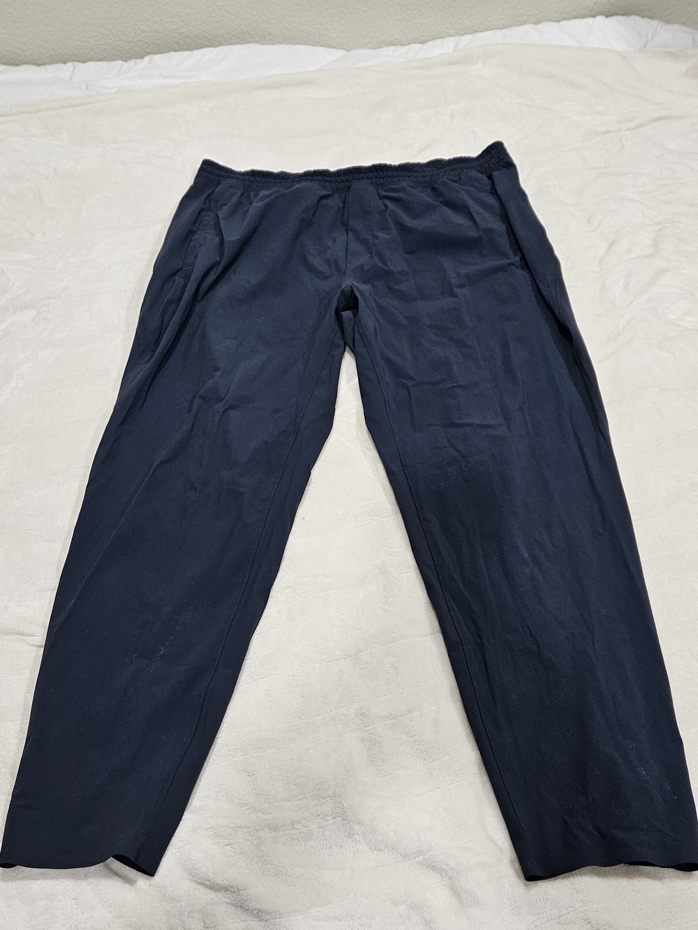 Lululemon Men's Pace Breaker Navy Pull-On Casual Pants Size XXL